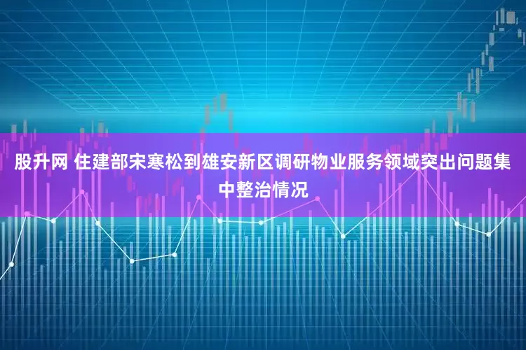 股升网 住建部宋寒松到雄安新区调研物业服务领域突出问题集中整治情况